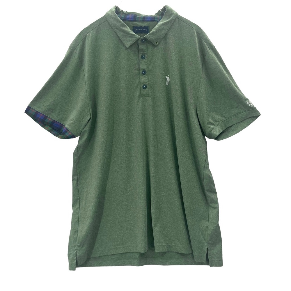 William Bill Murray Golf Polo Green Short Sleeve Embroidered SZ  XL